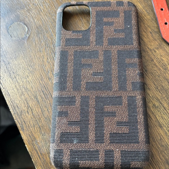 Fendi Black and Brown Monogram Phone 13 pro max Case - Picture 5 of 10